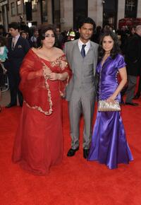 Gurinda Chadha, Sendril Ramamurthy and Goldy Notay at the UK premiere of "It's a Wonderful Afterlife."