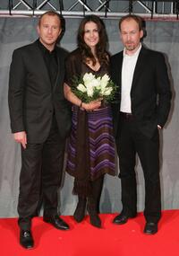 Heino Ferch, Bettina Zimmermann and Ulrich Noethen at the screening of "Die Luftbruecke."
