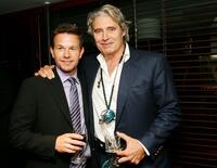 Michael Nouri and Mark Wahlberg at the "Invincible" premiere after party at the ESPN Zone.