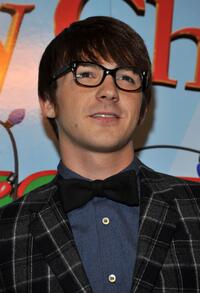 Drake Bell at the premiere of "Merry Christmas, Drake & Josh."