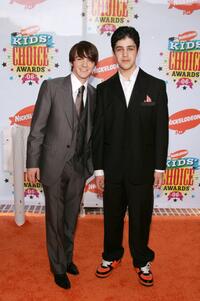 Drake Bell and Josh Peck at the Annual Kids Choice Awards.
