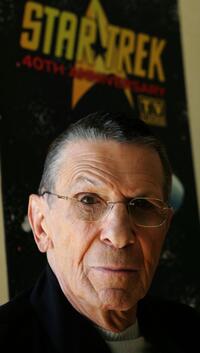 Leonard Nimoy at the 40th Anniversary of Star Trek on the TV Land network.