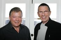 Leonard Nimoy and William Shatner at the 40th Anniversary of Star Trek on the TV Land network.