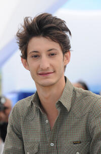 Pierre Niney at the photocall of "Jeunes Talents Adami" during the 66th Annual Cannes Film Festival.