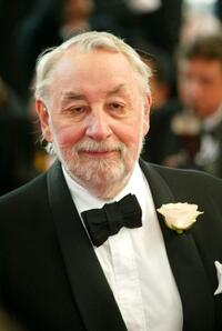Philippe Noiret at the closing ceremony of the 56th International Cannes Film Festival.
