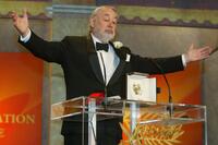 Philippe Noiret at the award the 56th International Cannes Film Festival.