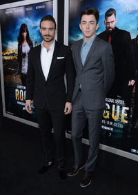 Joshua Sasse and Matthew Beard at the California premiere of "Rogue."
