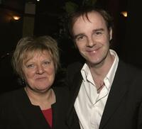 Byrony Lavery and Brian F. O'Byrne at the Opening of "Frozen."