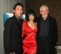 Nick Nolte, Damien Nguyen and Bai Ling at the "Beautiful Country" screening reception.