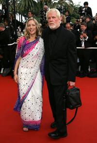 Nick Nolte and guest at the premiere of "Paris Je T'aime" during the 59th International Cannes Film Festival.