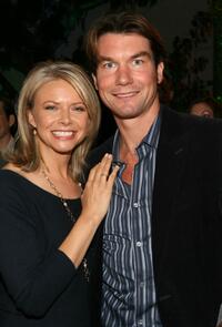 Jerry O'Connell and Faith Ford at the Crest + Scope People's Choice nomination announcement.