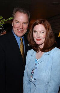 Annette O'Toole and Michael McKean at the champagne reception honoring the Academy Award Music Nominees.