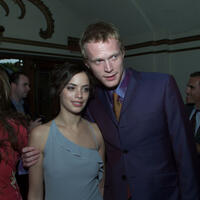Berenice Bejo and Paul Bettany at the premiere of "A Knight's Tale."