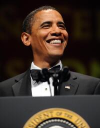 Barack Obama at the Radio and Television Correspondents Association Dinner.