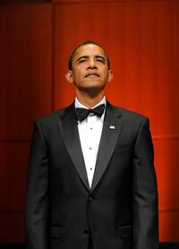 Barack Obama at the Radio and Television Correspondents Association Dinner.