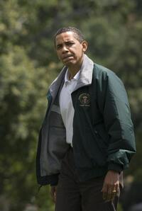 Barack Obama at the Camp David in Washington.