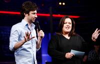 Rosie O'Donnell and Zach Braff at the New York Spring Awakening and Degrassi panel discussion.