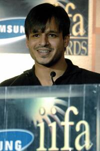 Vivek Oberoi at the press conference to announce the Indian International Filmfare Award (IIFA).