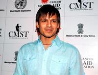 Vivek Oberoi at the press conference for World No Tobacco Day.