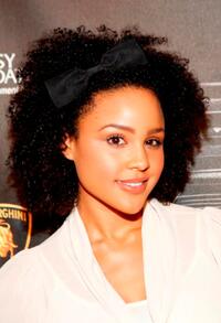Hayley Marie Norman at the grand opening of Lamborghini Calabasas.