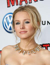 Actress Kristen Bell at the Hollywood premiere of "Forgetting Sarah Marshall."