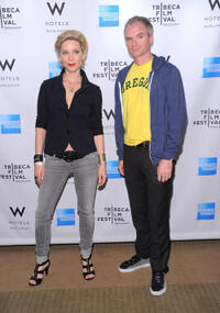 Katie O'Grady and director James at the Tribeca Film Festival Awards in New York.