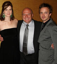 Betsy Brandt, Dean Norris and Aaron Paul at the 25th Annual Television Critics Association Awards in California.