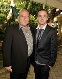 Dean Norris and Aaron Paul at the AFI Awards 2008.