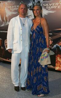 Uwe Ochsenknecht and Natascha Ochsenknecht at the premiere of "Fantastic Four - Rise Of The Silver Surfer."