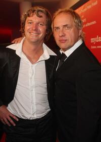 Fabrice Schmidt and Uwe Ochsenknecht at the Red Bear Night party.