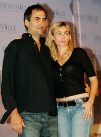 Emmanuelle Beart and Manuel Pradal at the photocall of "A Crime" at the 32nd Deauville Festival of American Film.
