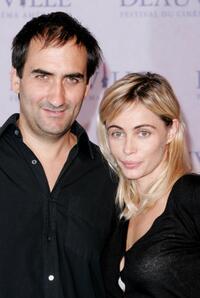 Emmanuelle Beart and Manuel Pradal at the photocall of "A Crime" at the 32nd Deauville Festival of American Film.