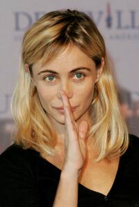Emmanuelle Beart at the photocall of "A Crime" at the 32nd Deauville Festival of American Film.
