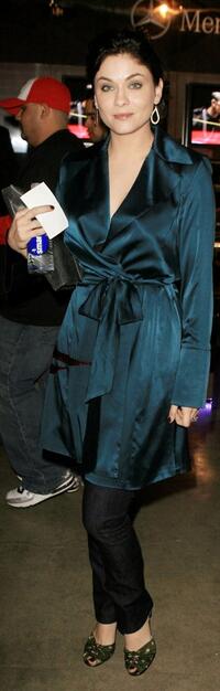 Jodi Lyn O'Keefe at the Mercedes-Benz Fashion Week.