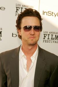 Edward Norton at the screening of "Down in the Valley" which kicks of the opening night of the Los Angeles Film Festival.