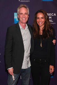 Richard Bekins and Nina Lisandrello at the New York premiere of "The Bleeding House" during the 2011 Tribeca Film Festival.
