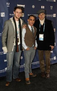 Matt O'Leary, Ray Santiago and Eric Schmid at the premiere of "American Son" during the 2008 Sundance Film Festival.