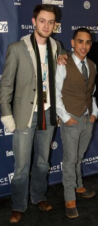 Matt O'Leary and Ray Santiago at the premiere of "American Son" during the 2008 Sundance Film Festival.