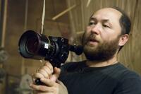 Director Timur Bekmambetov on the set of "Wanted."