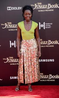 Lupita Nyong'o at the California premiere of "The Jungle Book."