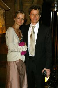 Gary Oldman and Elsa at the UK Party of "Harry Potter And The Prisoner Of Azkaban".