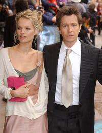 Gary Oldman and Elsa at the UK Premiere of "Harry Potter And The Prisoner Of Azkaban".