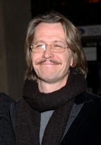 Gary Oldman at the Los Angeles premiere of "Panic Room".