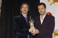Gary Oldman and David Heyman at the 2003 ShoWest Awards Ceremony.