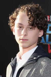 Wyatt Oleff at the world premiere of "Guardians Of The Galaxy Vol. 2" in Hollywood.