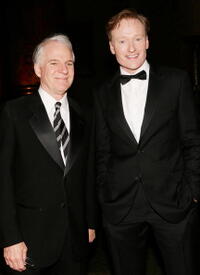 Steve Martin and Conan O'Brien at the American Museum Of Natural History's Annual Museum Gala.