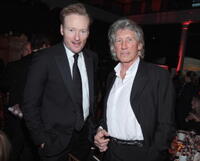 Conan O'Brien and Roger Waters at the Museum Gala 2007.