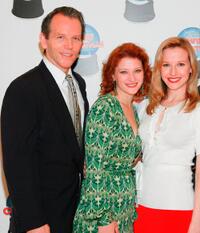 Stephen Bogardus, Kerry O'Malley and Meredith Patterson at the photocall of "White Christmas."