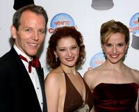Stephen Bogardus, Kerry O'Malley and Meredith Patterson at the after party of the Opening Night of "White Christmas."