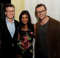 Fox Entertainment President Kevin Reilly, Shelley Conn and Jason O'Mara at the Fox TV's TCA All-Star party in California.